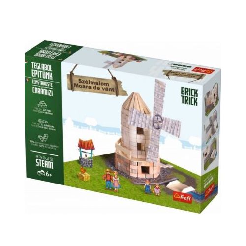 Moara de vant din caramidute ceramice Brick Trick